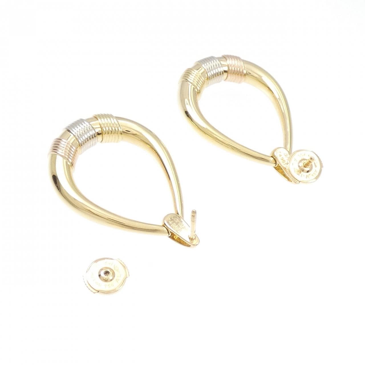 Cartier 750 三色耳環