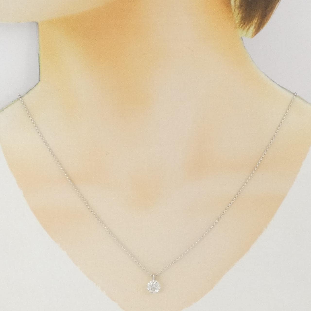 PT900/PT850 ダイヤモンド ネックレス 1.03CT
