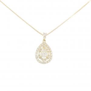 [BRAND NEW] K18YG Diamond necklace 0.50CT