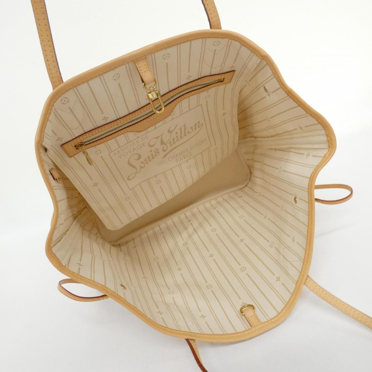 ルイヴィトン ダミエ アズール ネヴァーフル MM N51107 バッグ