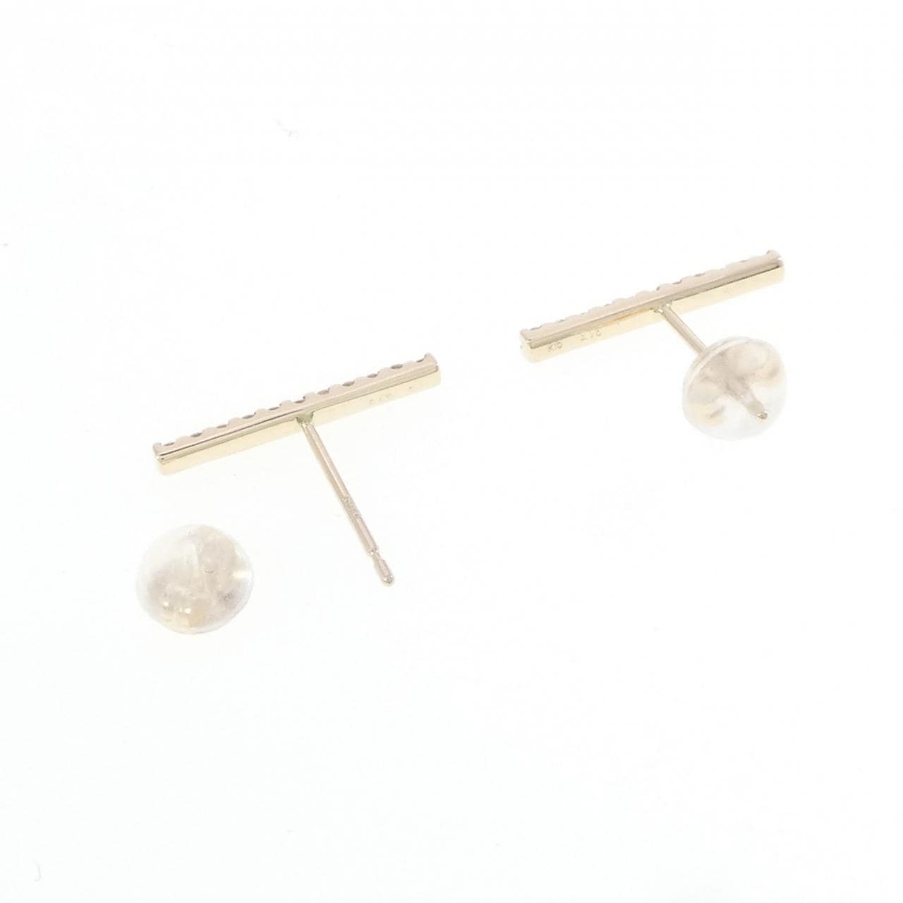 【リメイク】K10YG ダイヤモンド ピアス 0.20CT