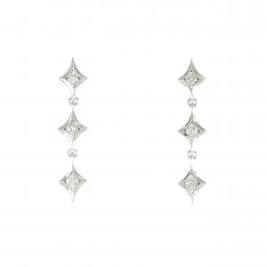 K18WG ダイヤモンド ピアス 0.24CT