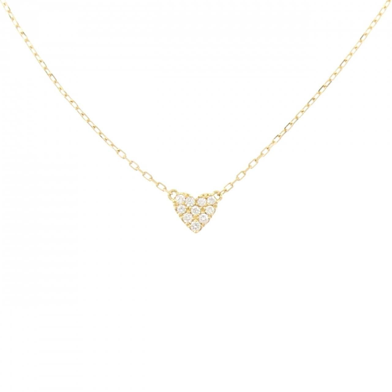 アーカー ハートパヴェ ネックレス 0.05CT