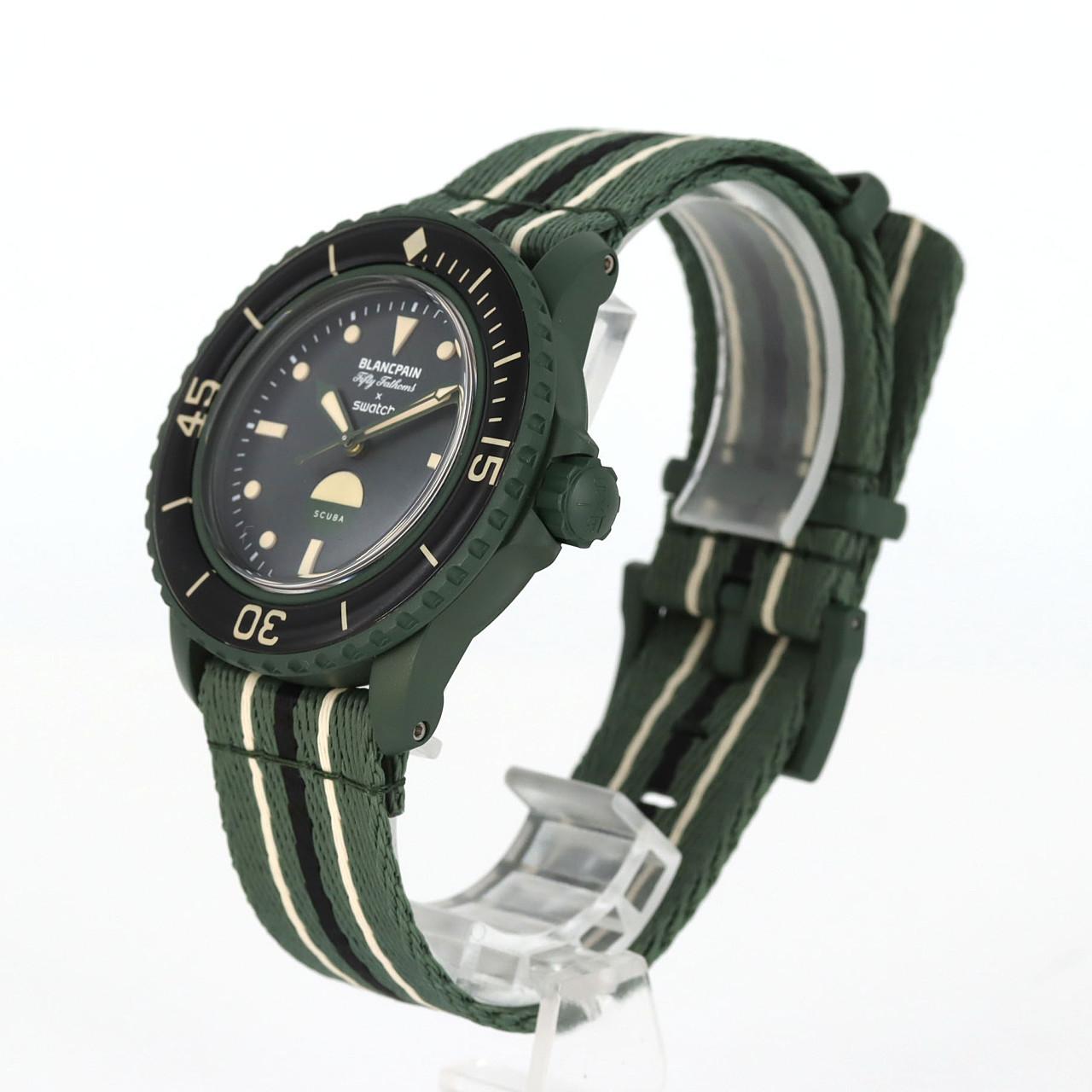 スウォッチ スウォッチ×ブランパン･フィフティファゾムス グリーンアビス S035G100 その他 自動巻