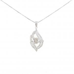 K14WG ダイヤモンド ネックレス 0.30CT