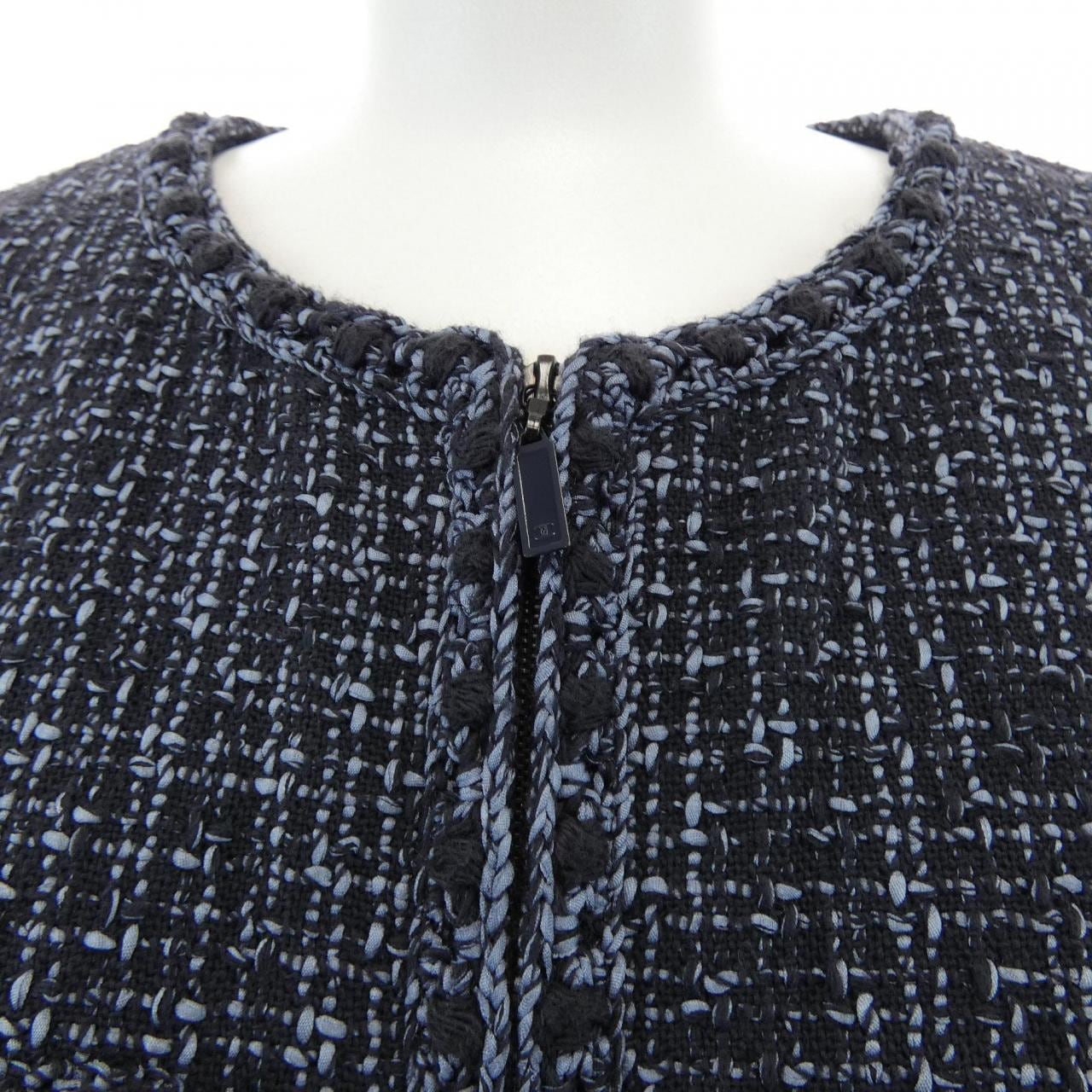 【ヴィンテージ】シャネル CHANEL P21418V12367 03P ノーカラージャケット
