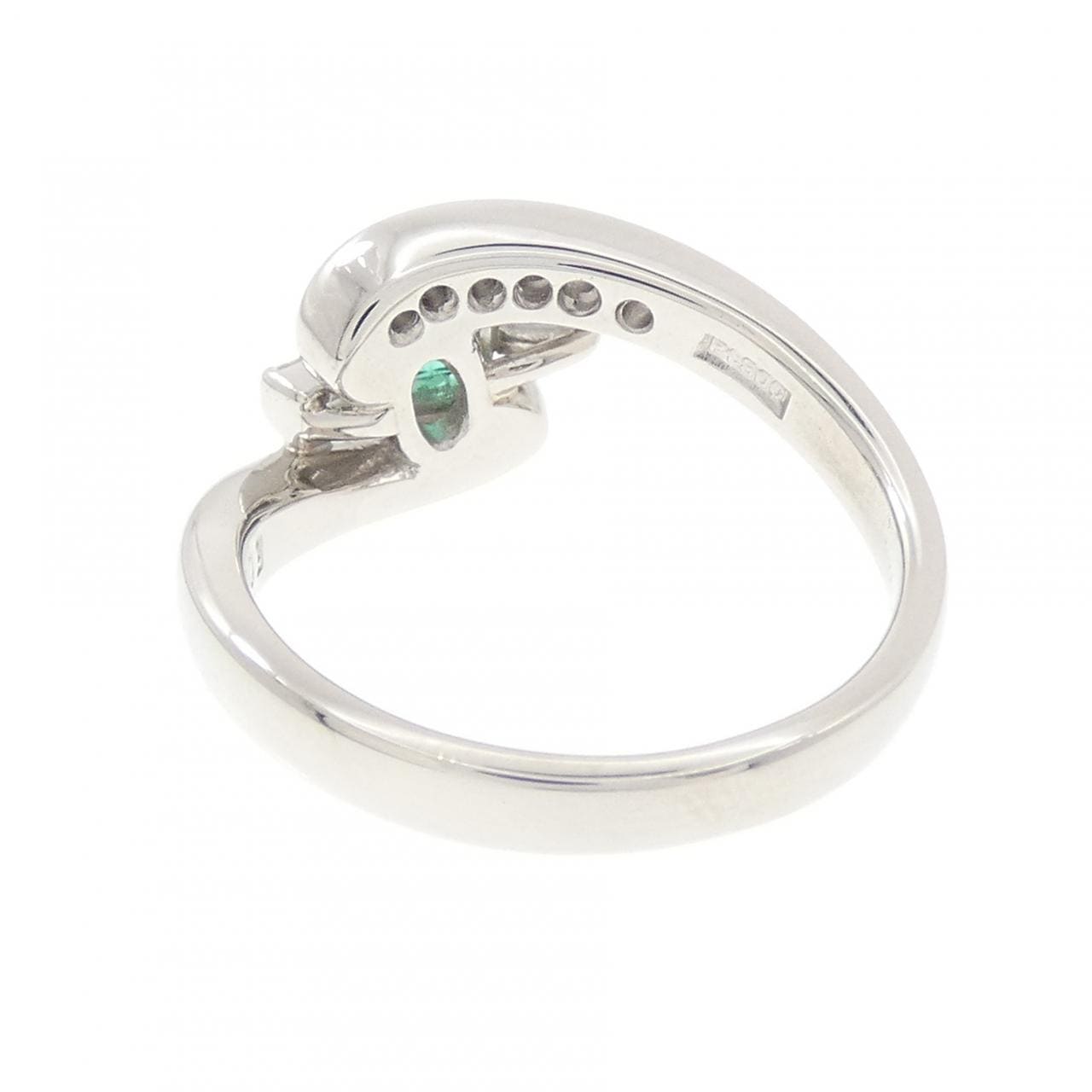 PT900 エメラルド リング 0.16CT