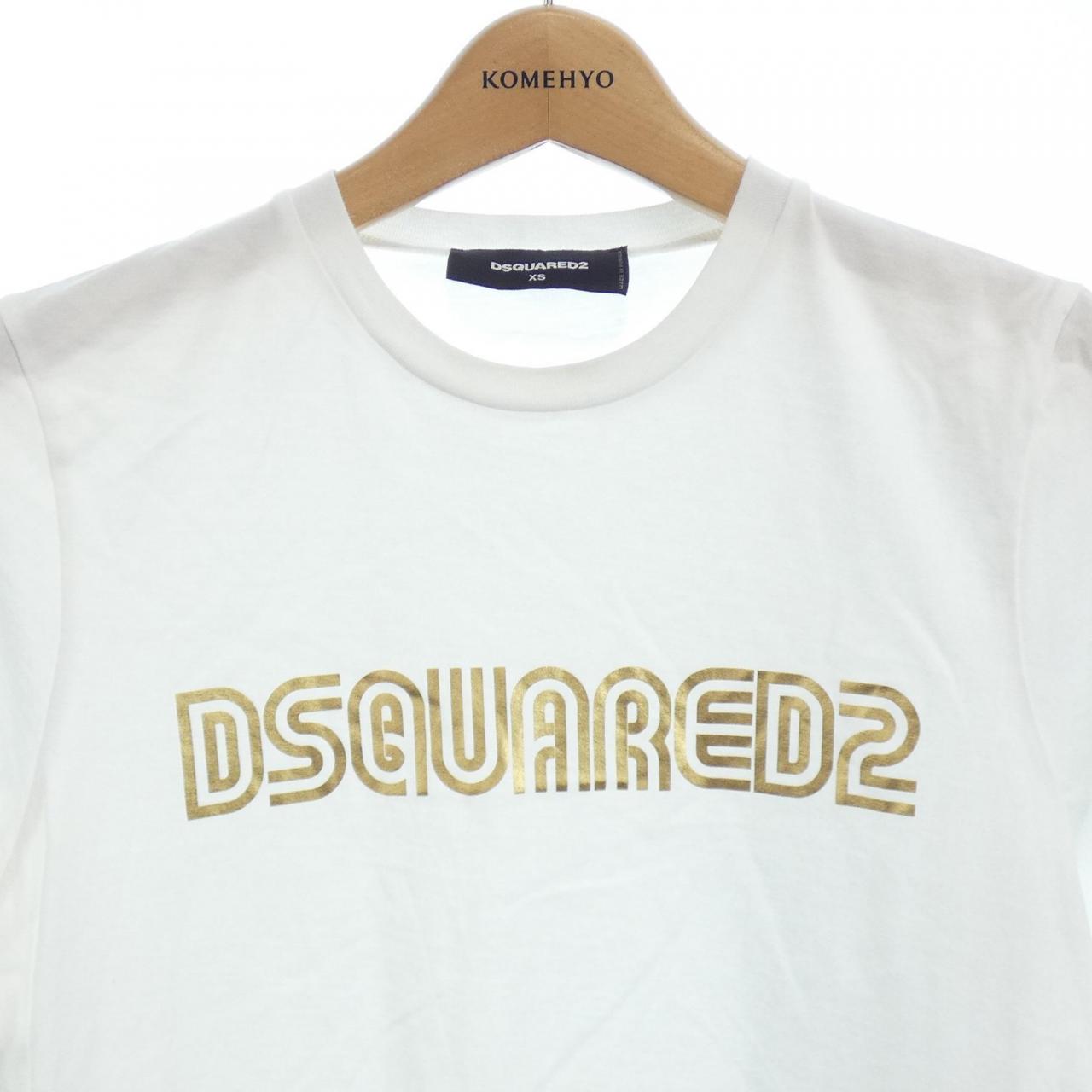 新品 ディースクエアード DSQUARED2 Tシャツ ブラック XSサイズ www