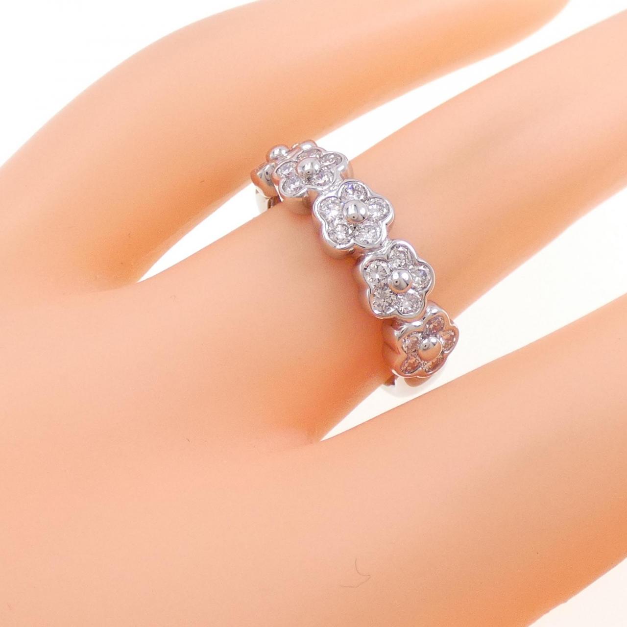 コメ兵｜PT フラワー ダイヤモンド リング 0.67CT｜ジュエリー｜リング