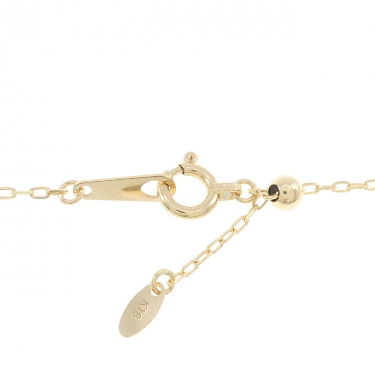 K18YG ダイヤモンド ネックレス 0.10CT