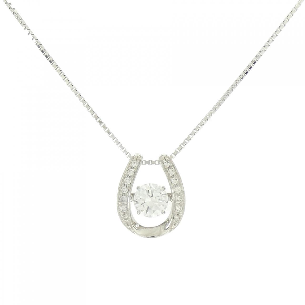 PT900/PT850 ダイヤモンド ネックレス 0.935CT F VS1 Good