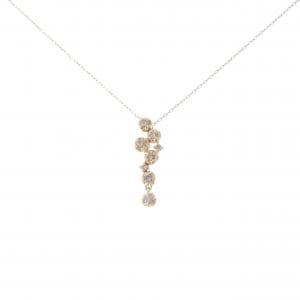 K10YG ダイヤモンド ネックレス 0.15CT