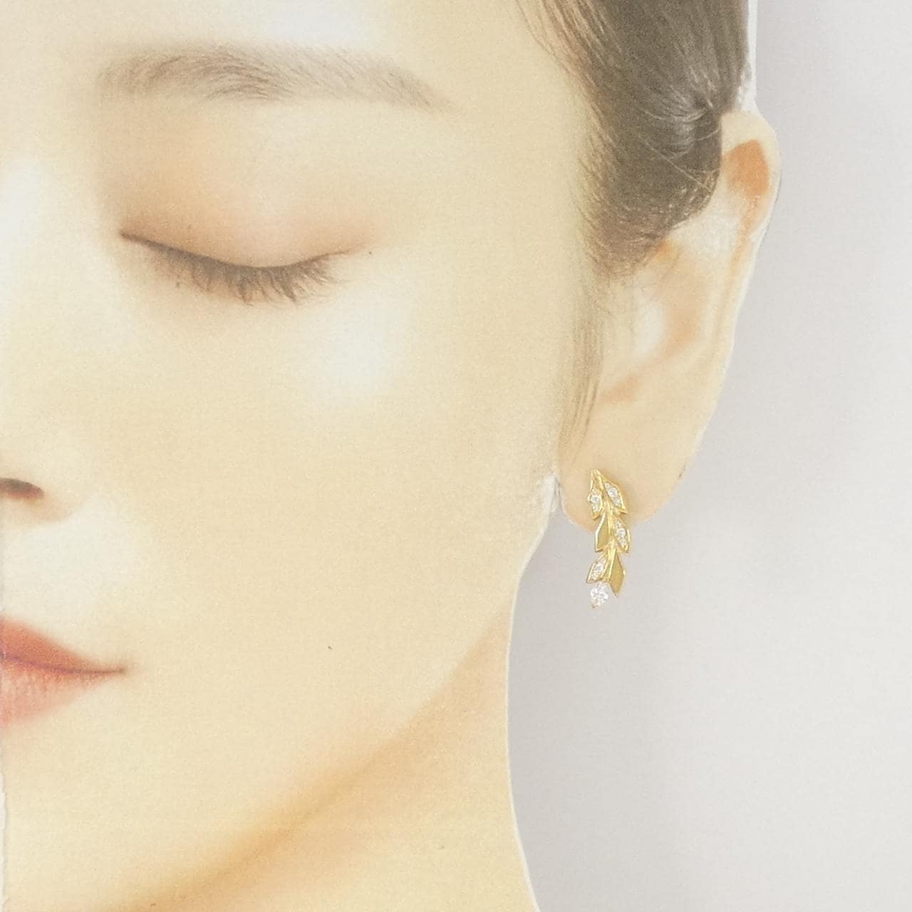 ティファニー ヴァイン クライマー ピアス 0.33CT