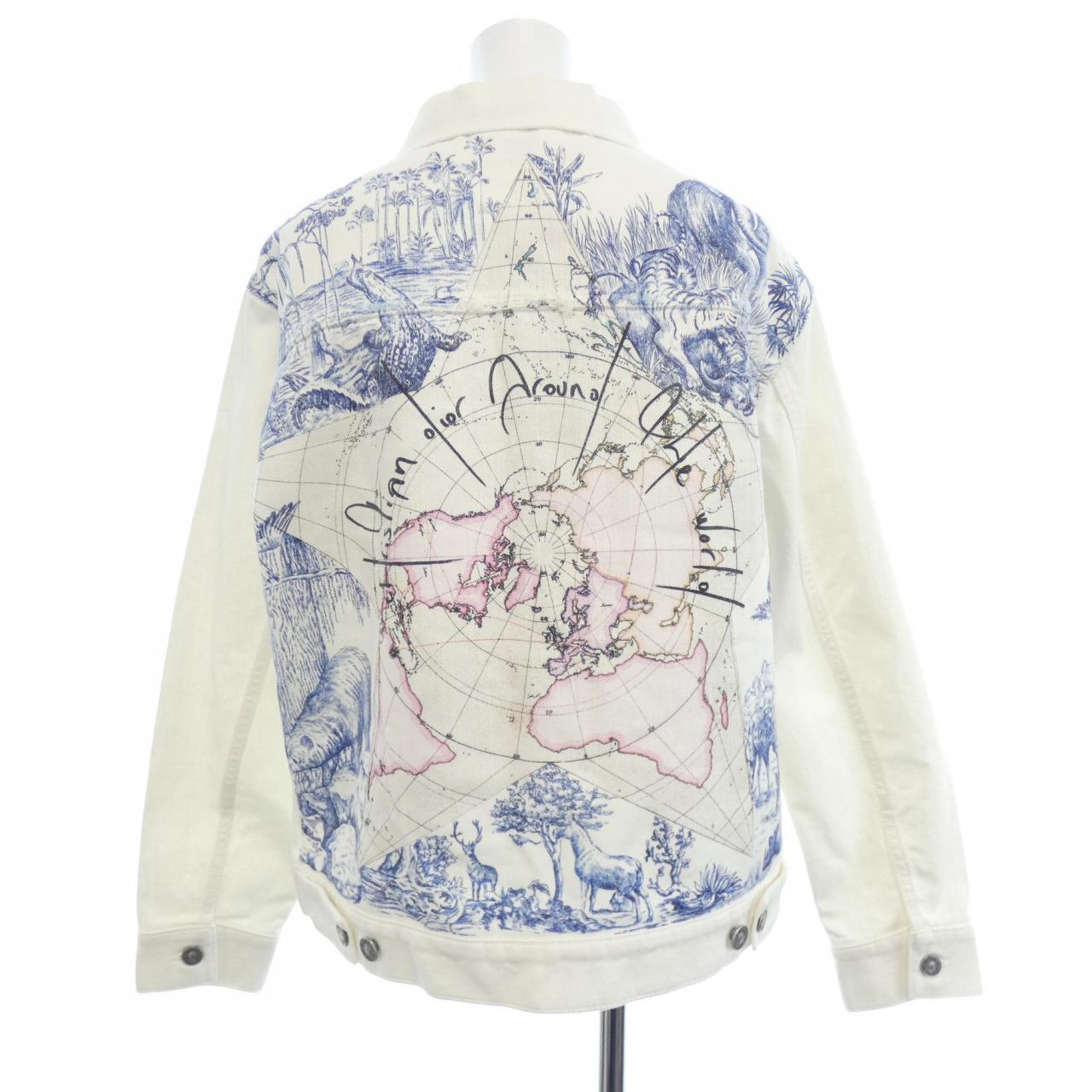 クリスチャンディオール CHRISTIAN DIOR DIOR AROUND THE WORLD 042V10A3323 デニムジャケット