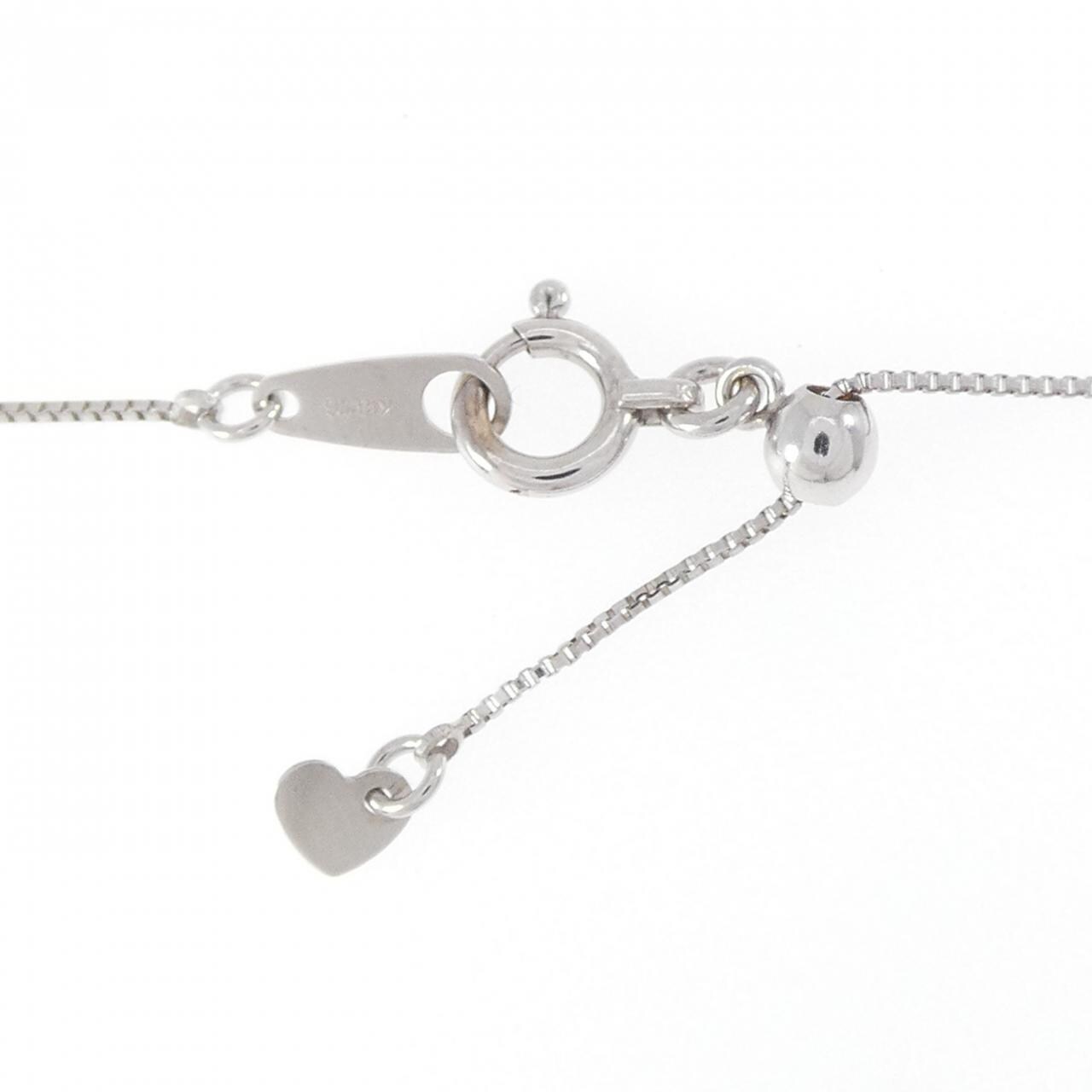 K18WG ダイヤモンド ネックレス 0.35CT