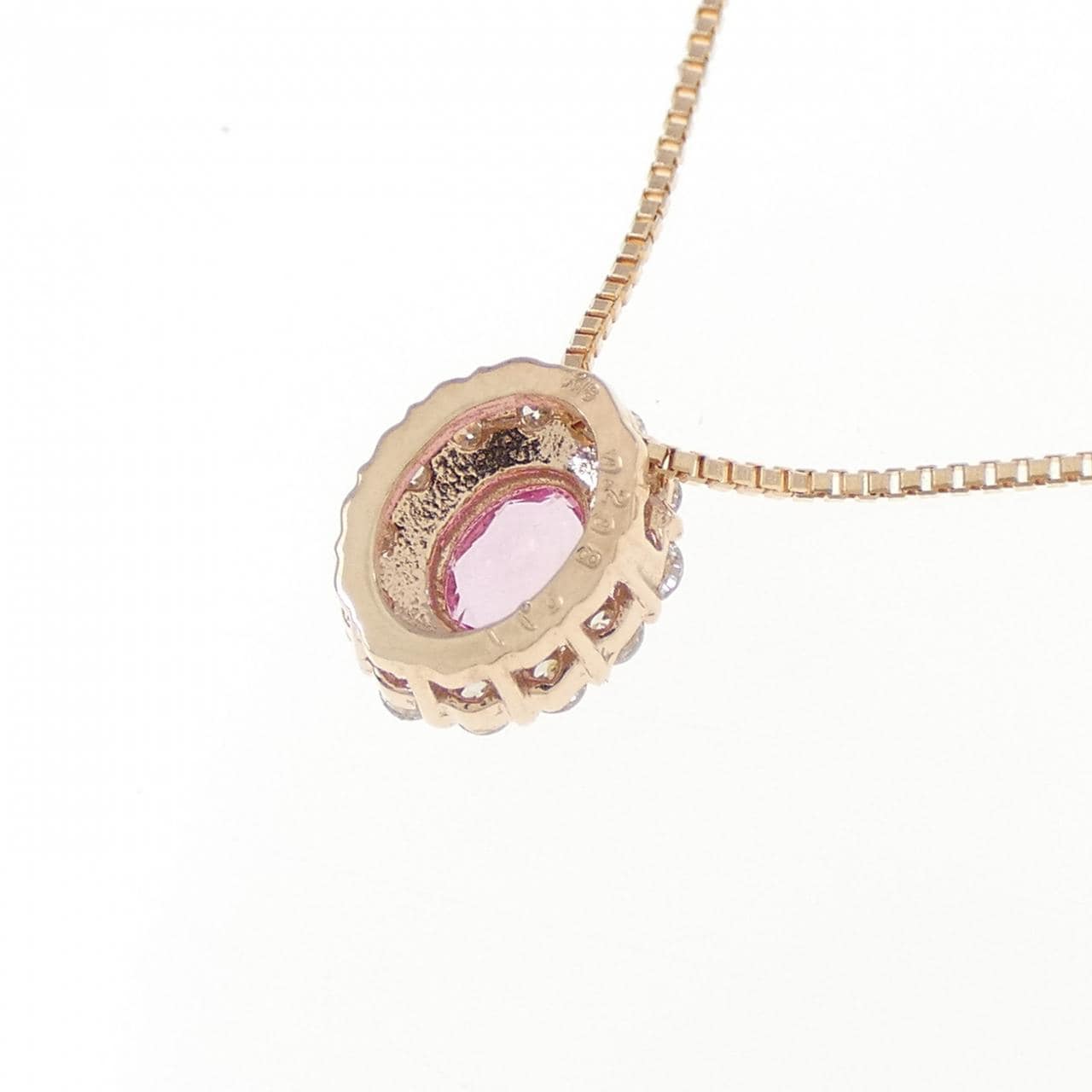 K18PG サファイヤ ネックレス 0.208CT