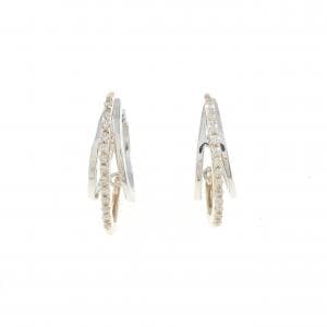 K18YG/K18WG ダイヤモンド ピアス 0.14CT