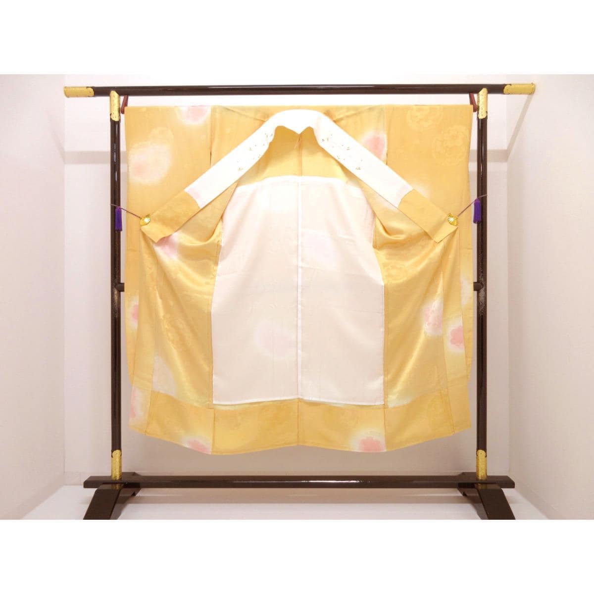 長襦袢　振袖　ボカシ染　広衿