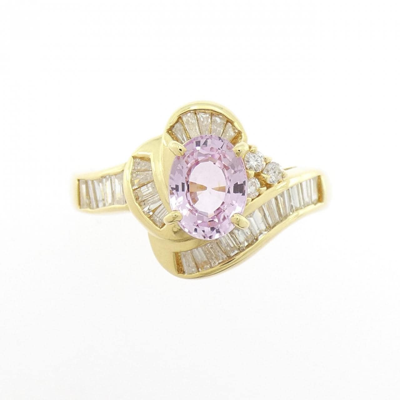 K18YG サファイヤ リング 1.083CT