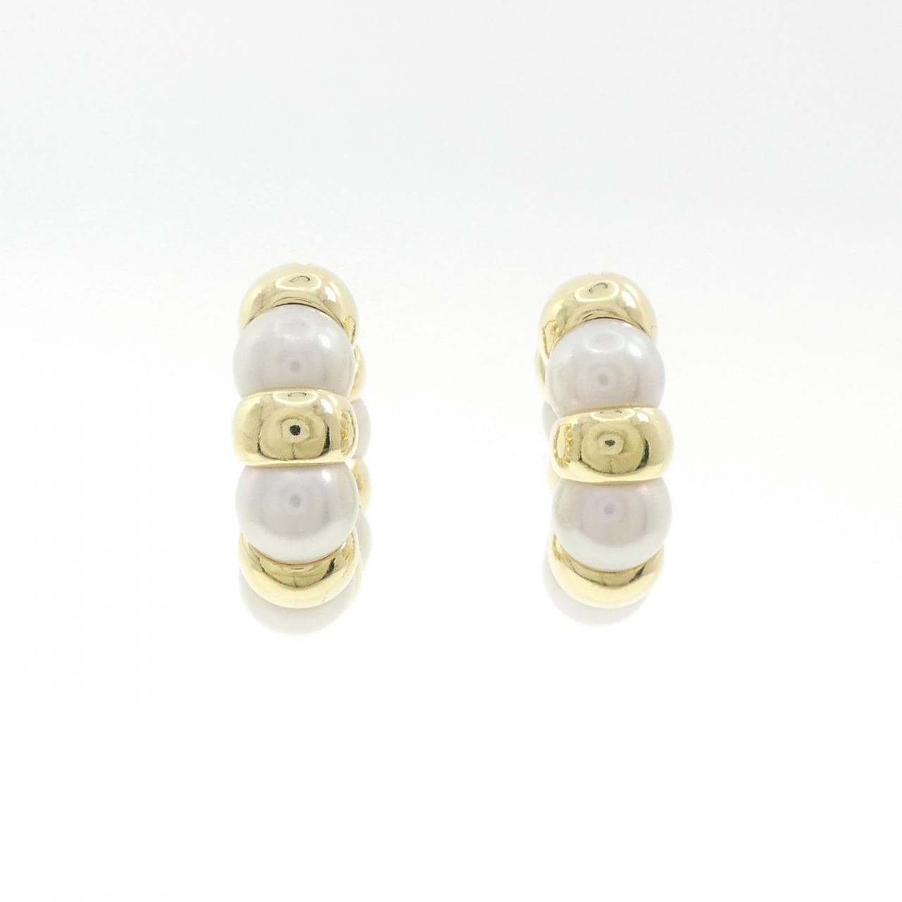 750YG アコヤパール ピアス