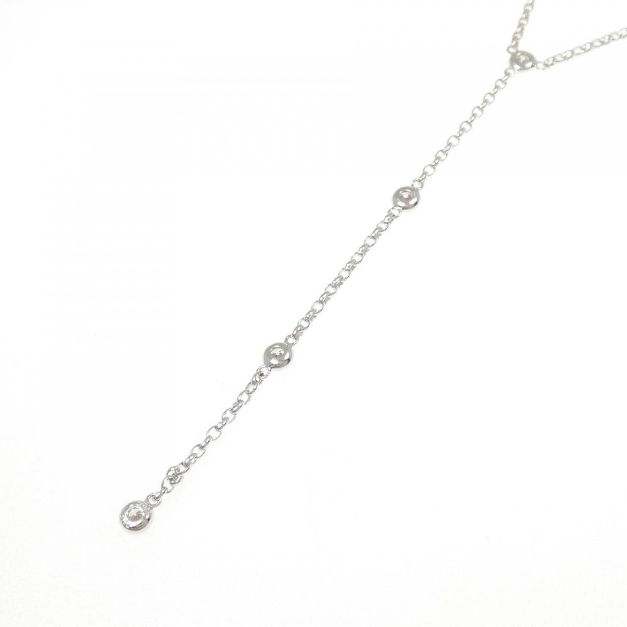 PT900/PT850 ダイヤモンド ネックレス 0.32CT