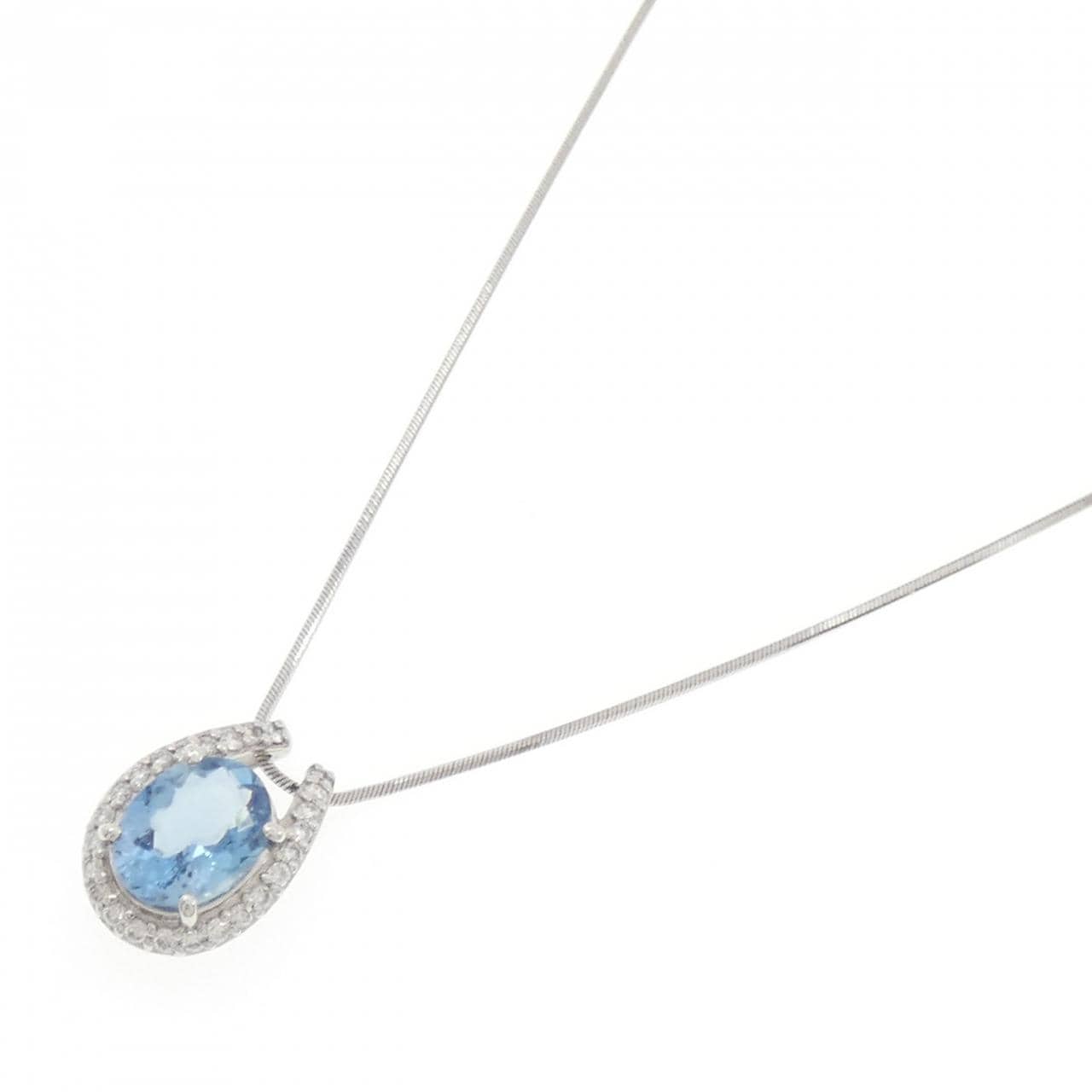 PT900/PT850 アクアマリン ネックレス 2.102CT