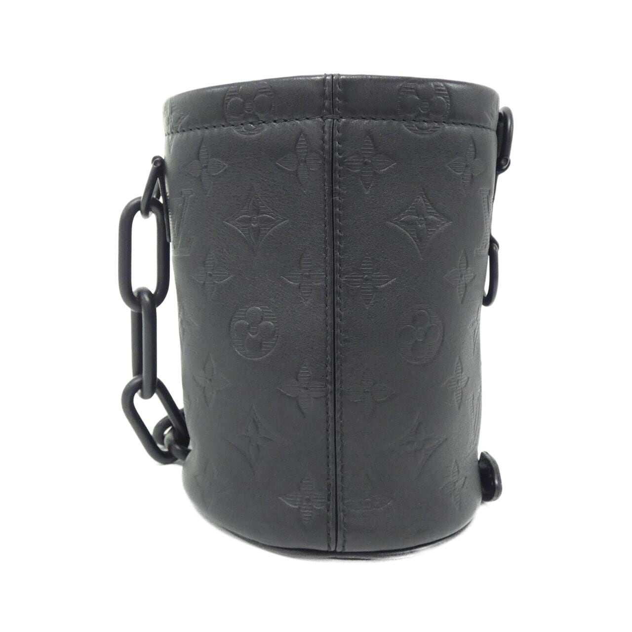 LOUIS VUITTON Monogram Shadow Chalk Nano Bag M44628 Shoulder Bag
