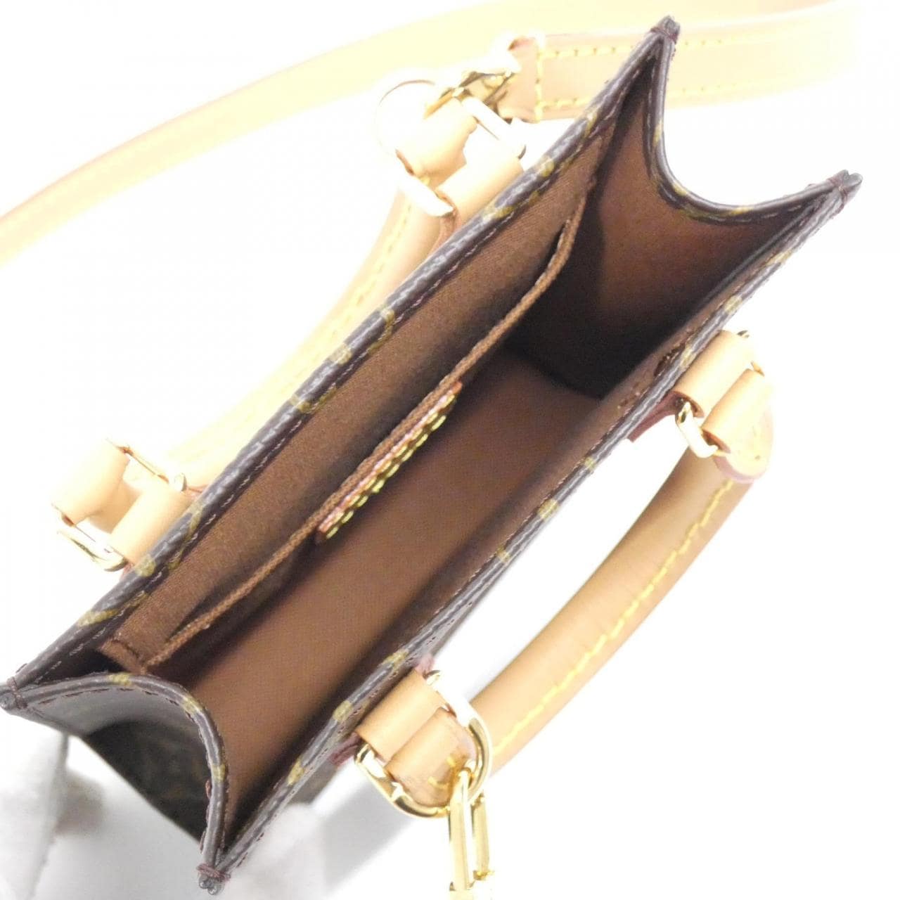 LOUIS VUITTON Monogram Petite Sac Plat M81295 包款