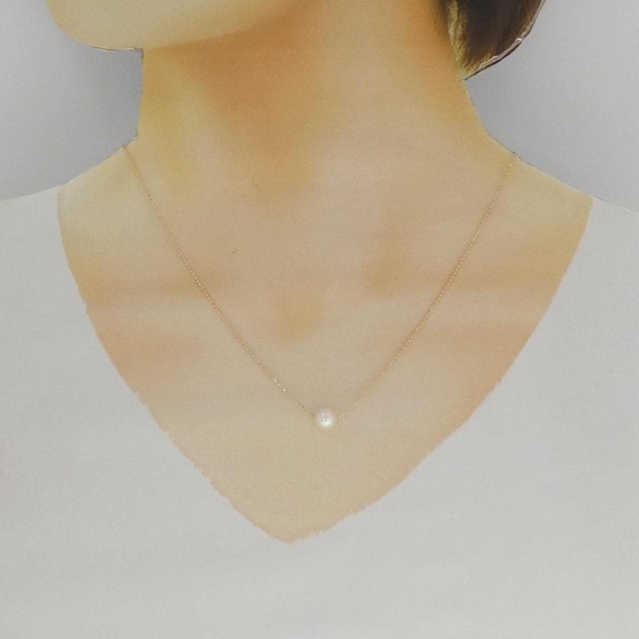 750PG アコヤパール ネックレス 6.4mm