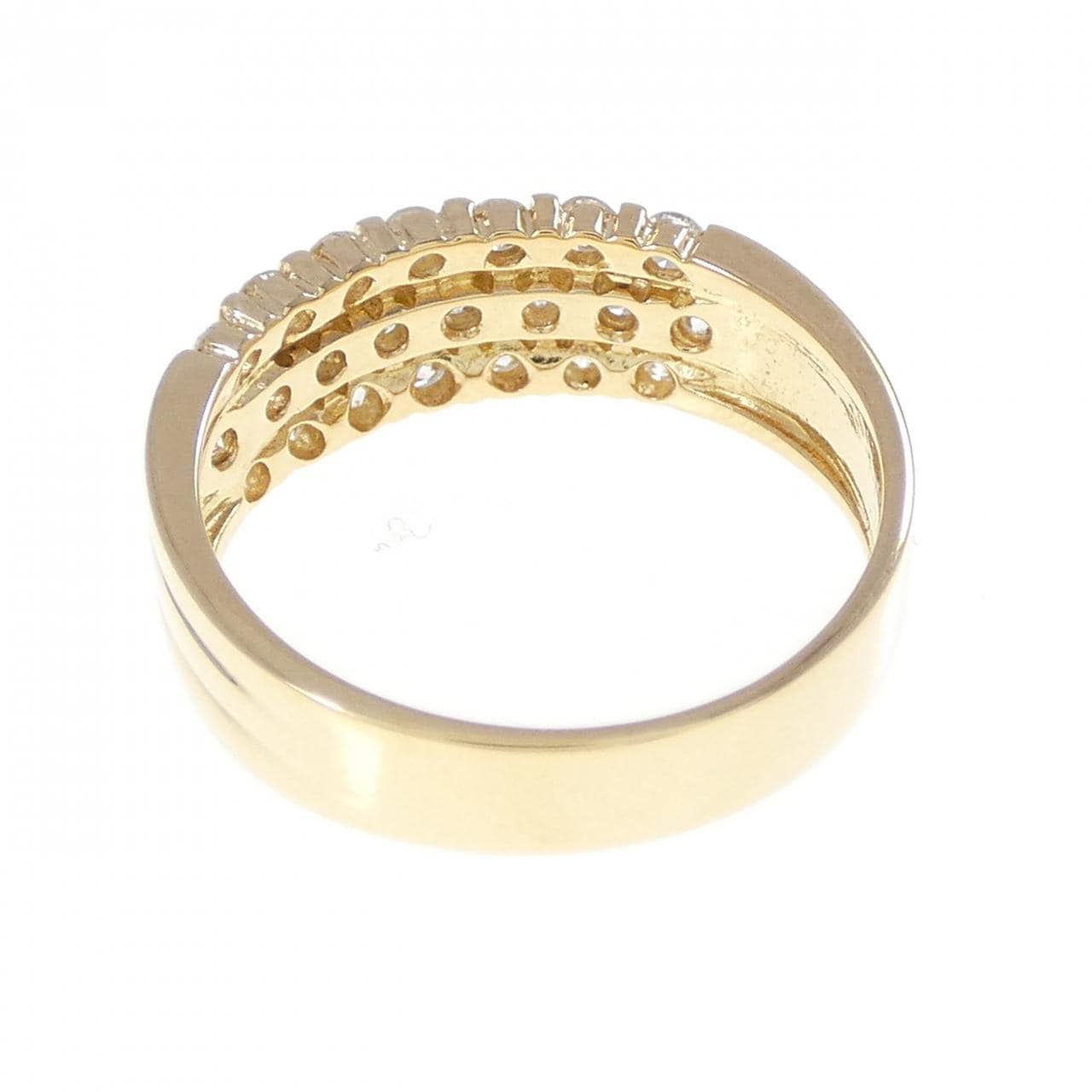 K18YG ダイヤモンド リング 0.61CT