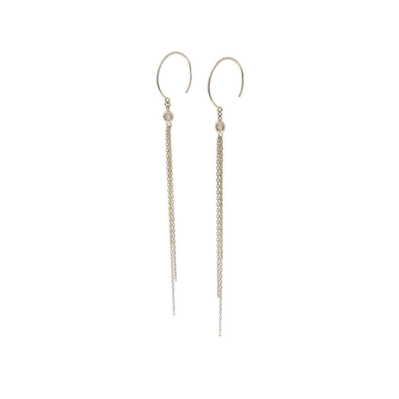 4゜C ダイヤモンド ピアス