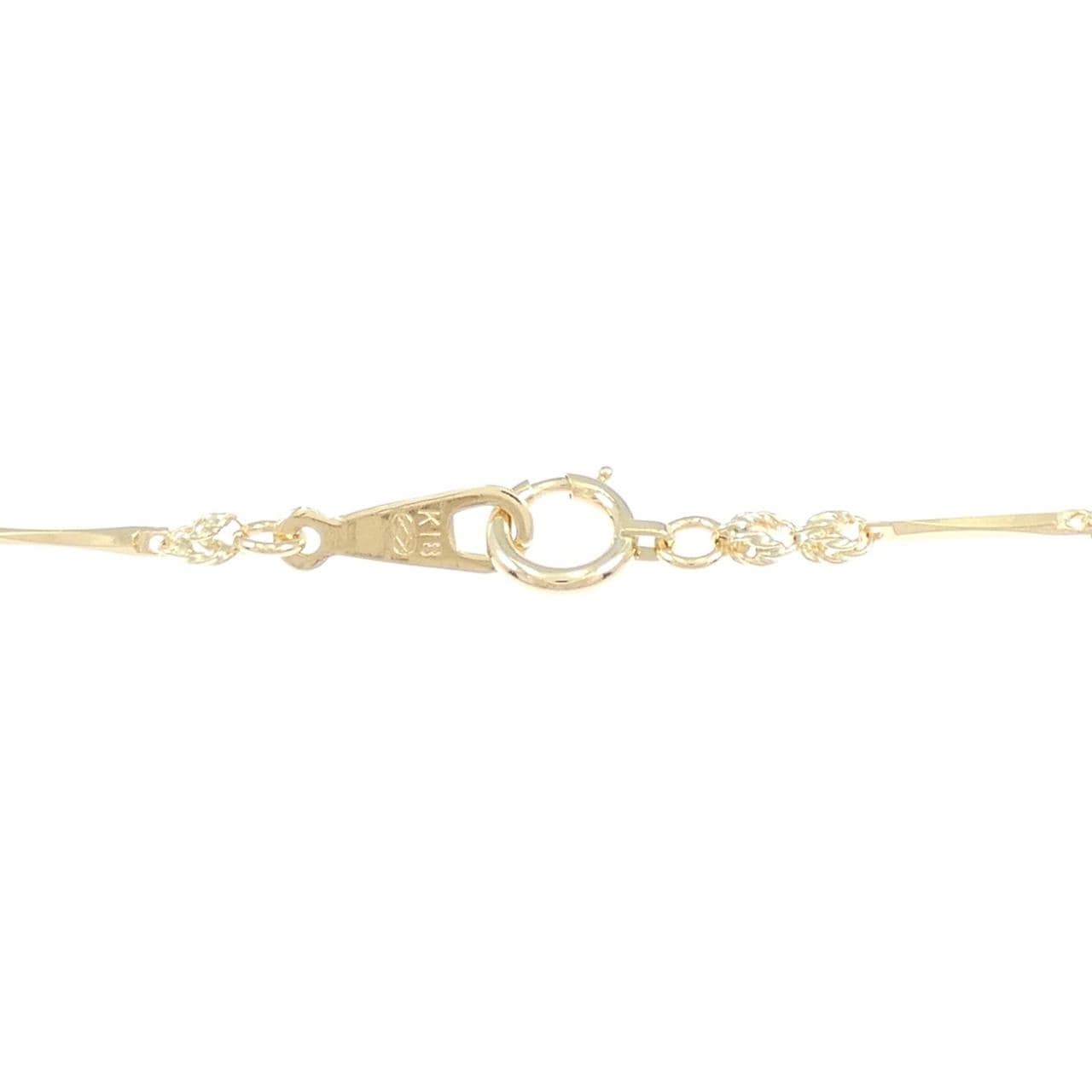K18YG chain necklace