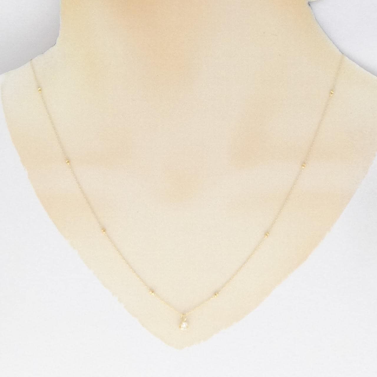 K18YG ダイヤモンド ネックレス 0.20CT