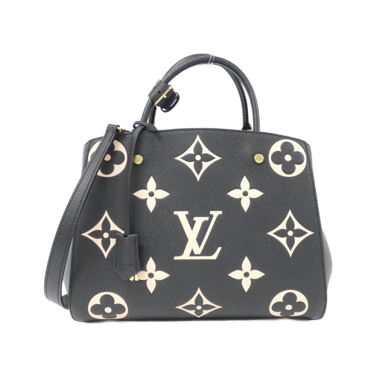 LOUIS VUITTON Bicolor Monogram Empreinte Montaigne MM M45499 Bag