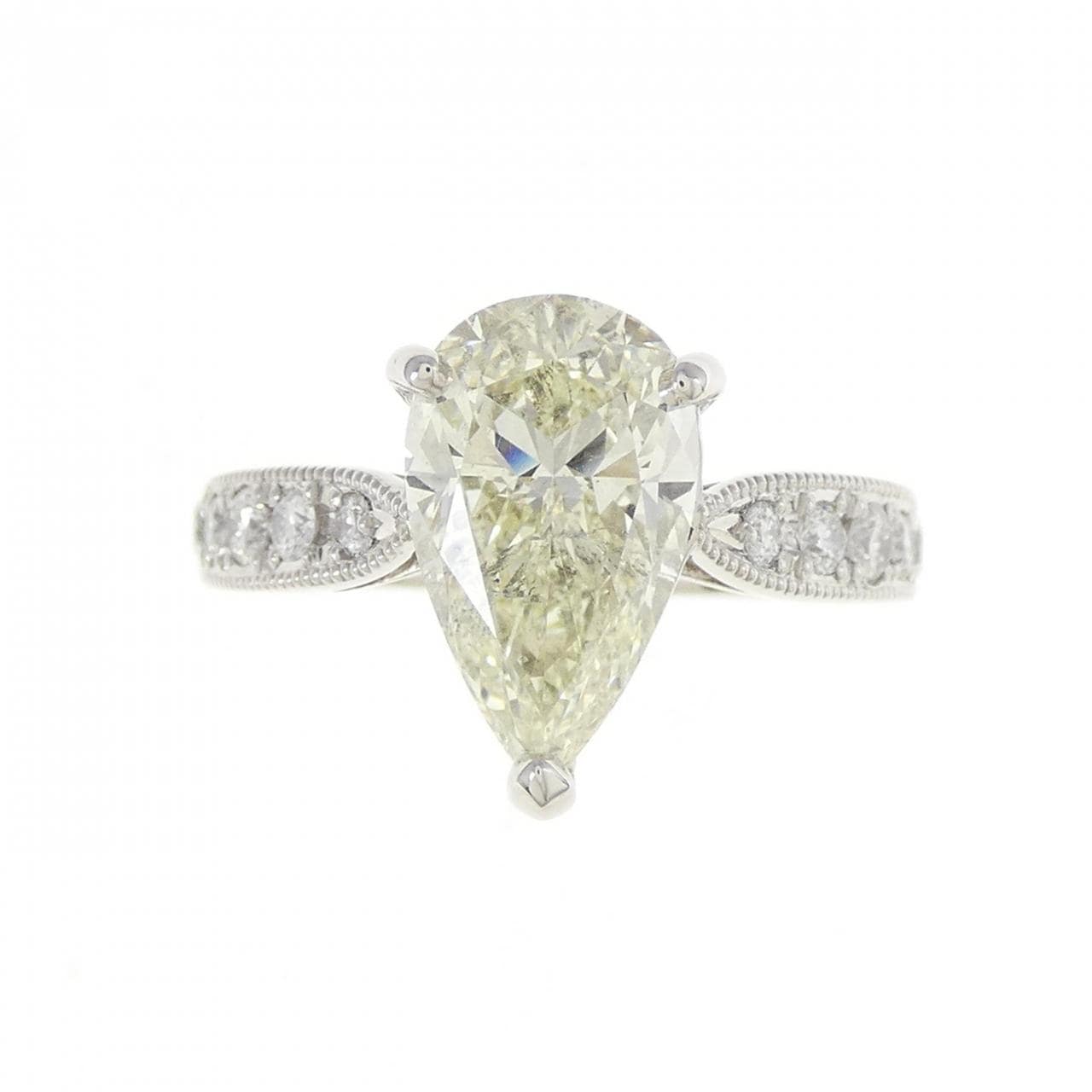 [Remake] PT Diamond Ring 2.256CT VLY SI2 Pear Shape