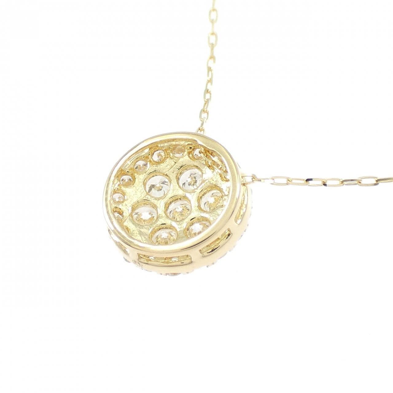 【リメイク】K18YG ダイヤモンド ネックレス 0.30CT