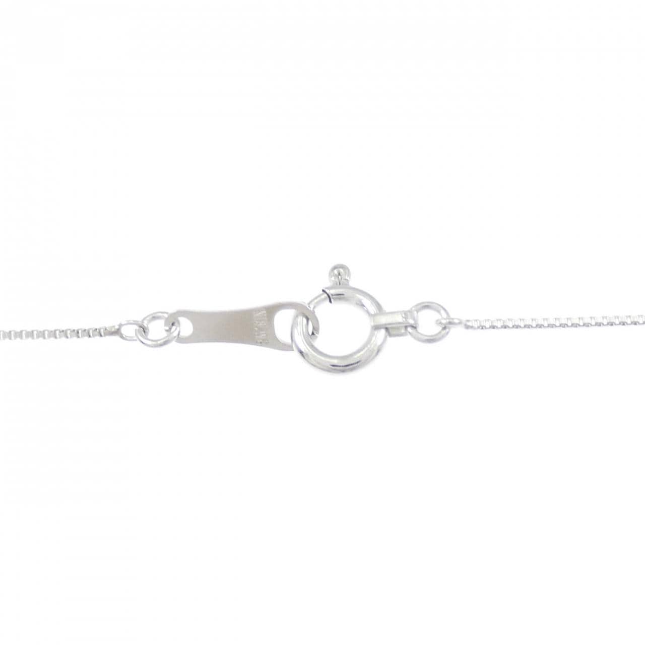 K18WG ダイヤモンド ネックレス 0.10CT