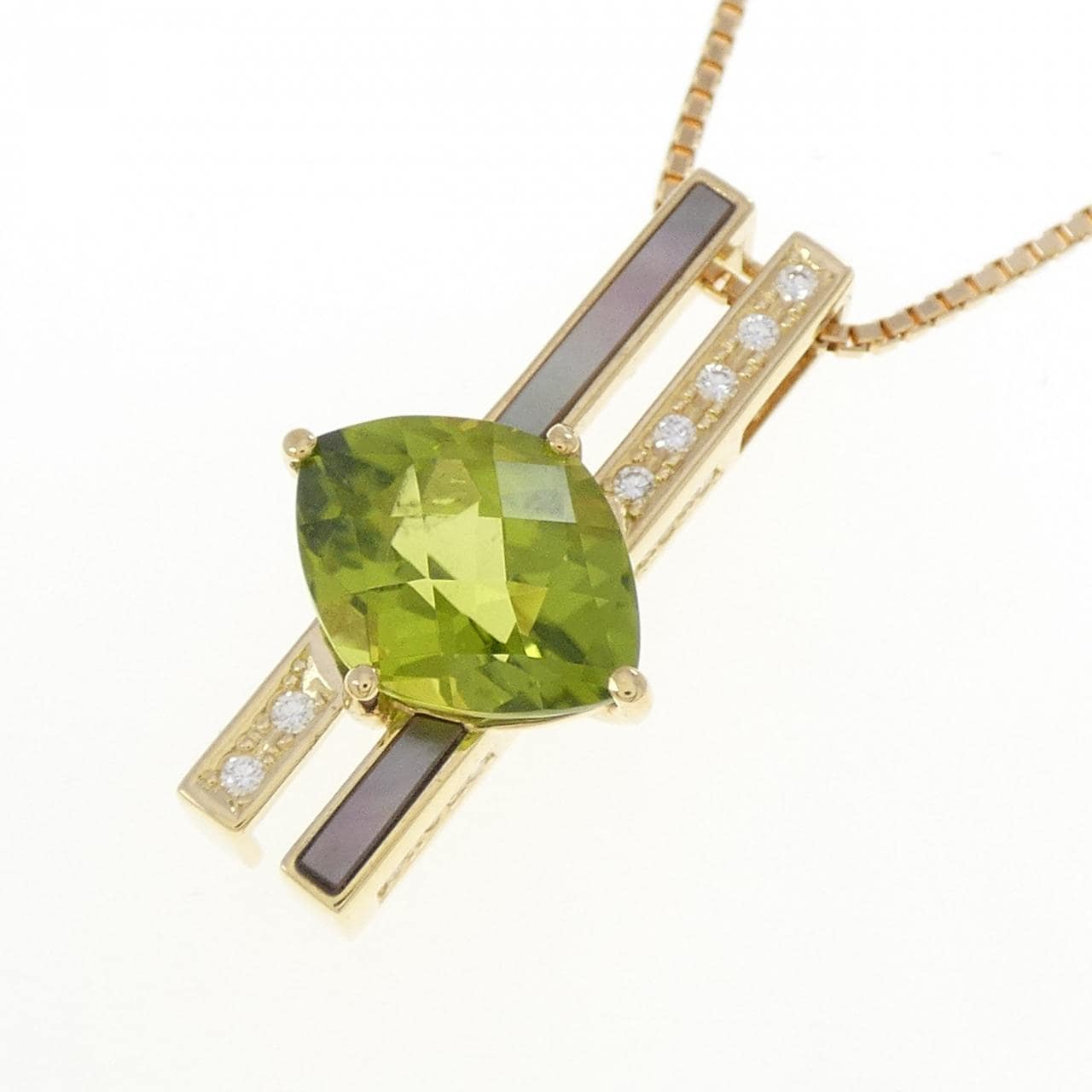 タサキ ペリドット ネックレス 3.67CT