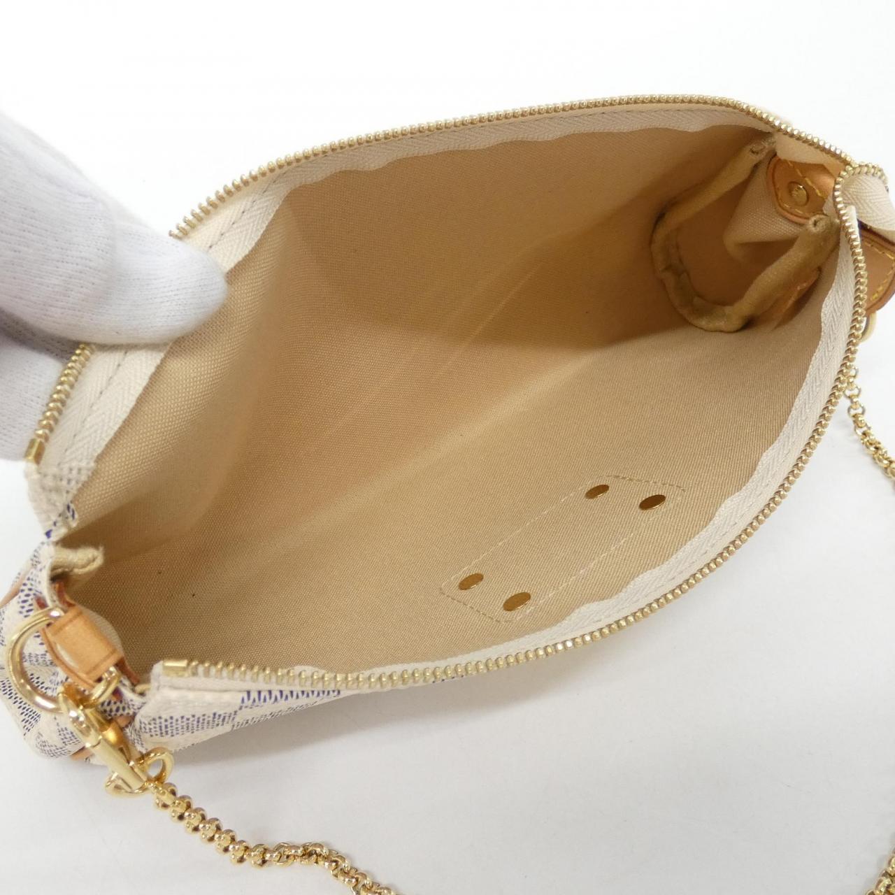 ルイヴィトン ダミエ アズール エヴァ N55214 ショルダーバッグ