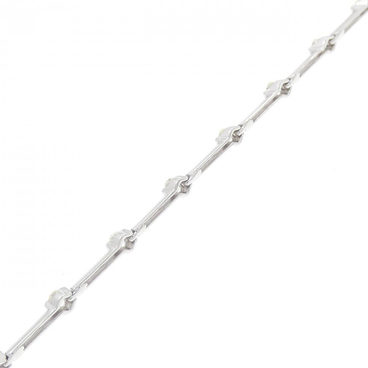 K18WG ダイヤモンド ブレスレット 0.40CT