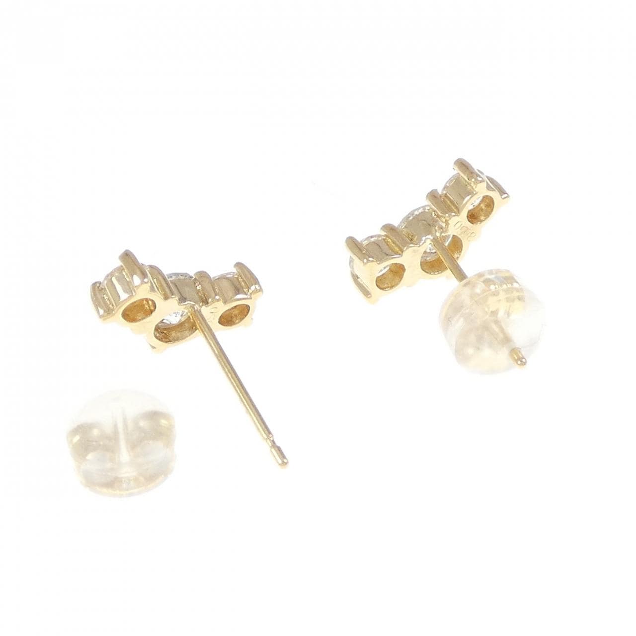 K18YG ダイヤモンド ピアス 1.015CT