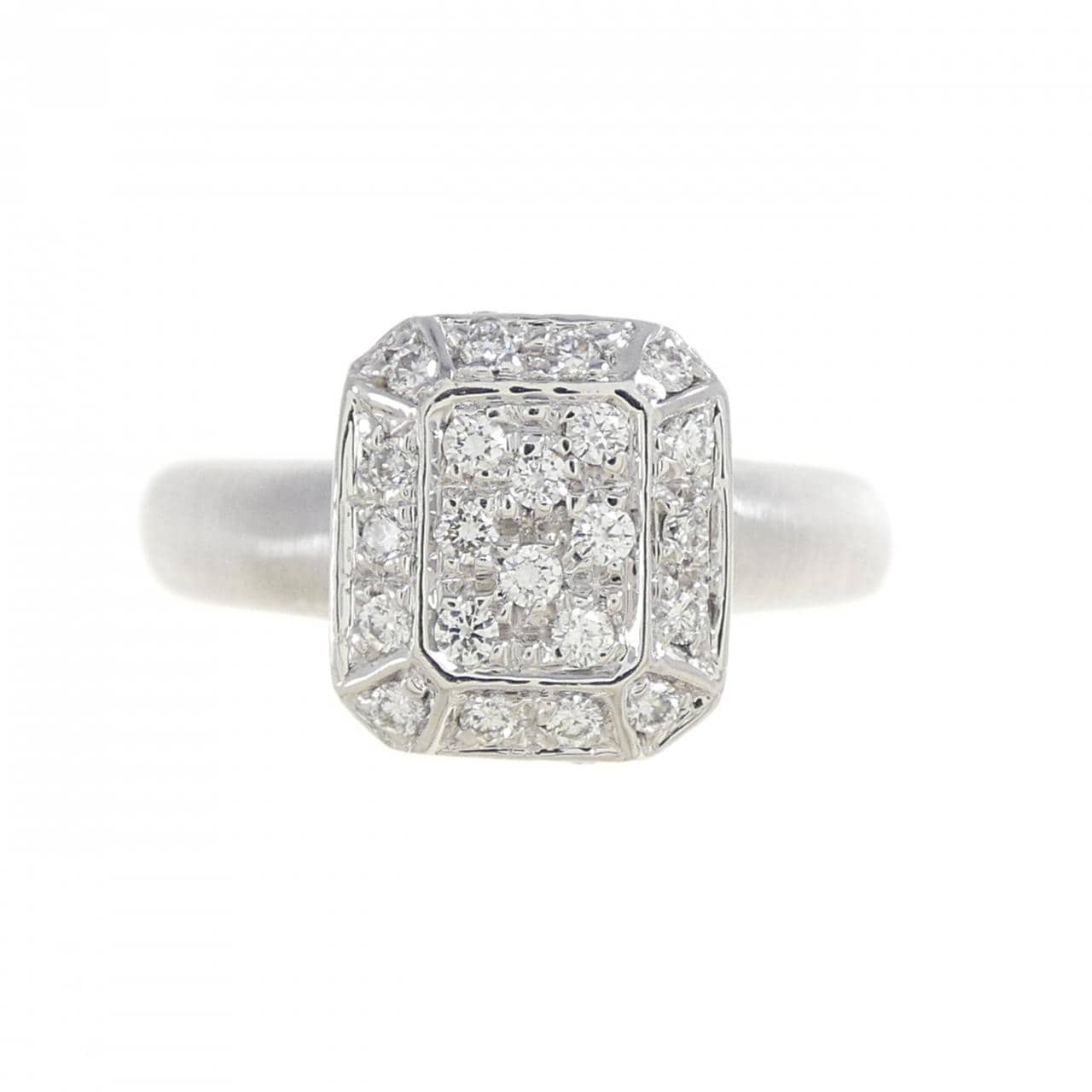 750WG ダイヤモンド リング 0.32CT