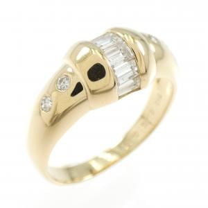 750YG ダイヤモンド リング 0.46CT