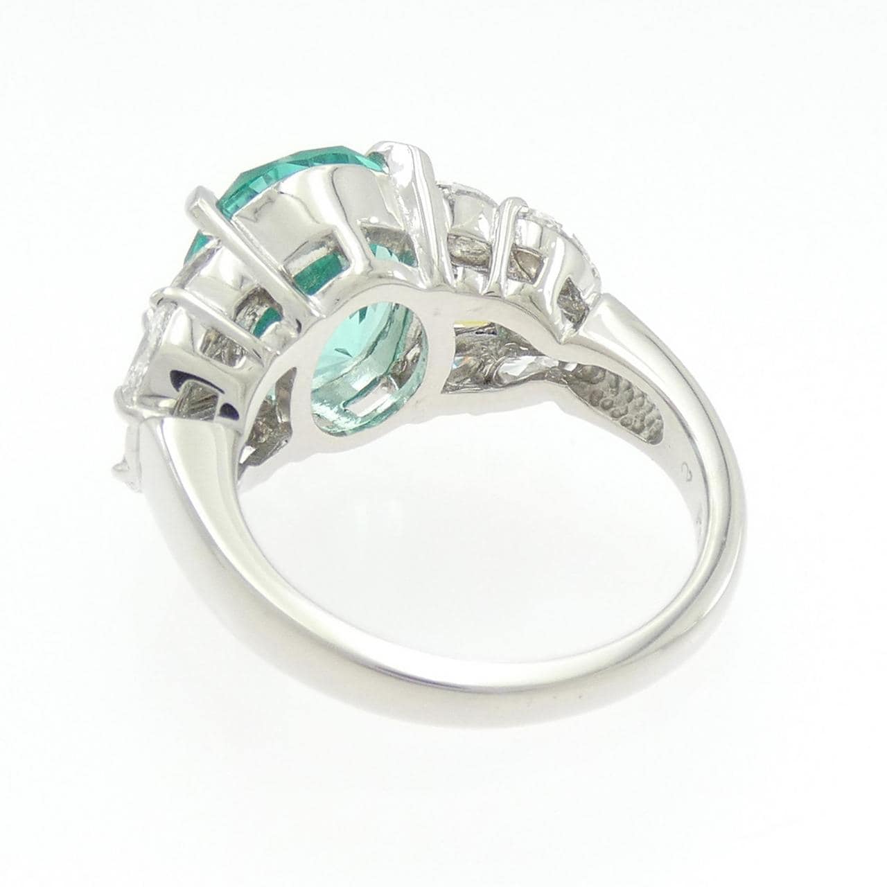 クレサンベール 合成クリソベリル リング 5.31CT