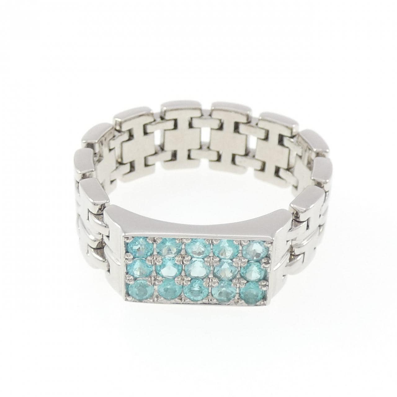 PT900 パライバトルマリン リング 0.75CT