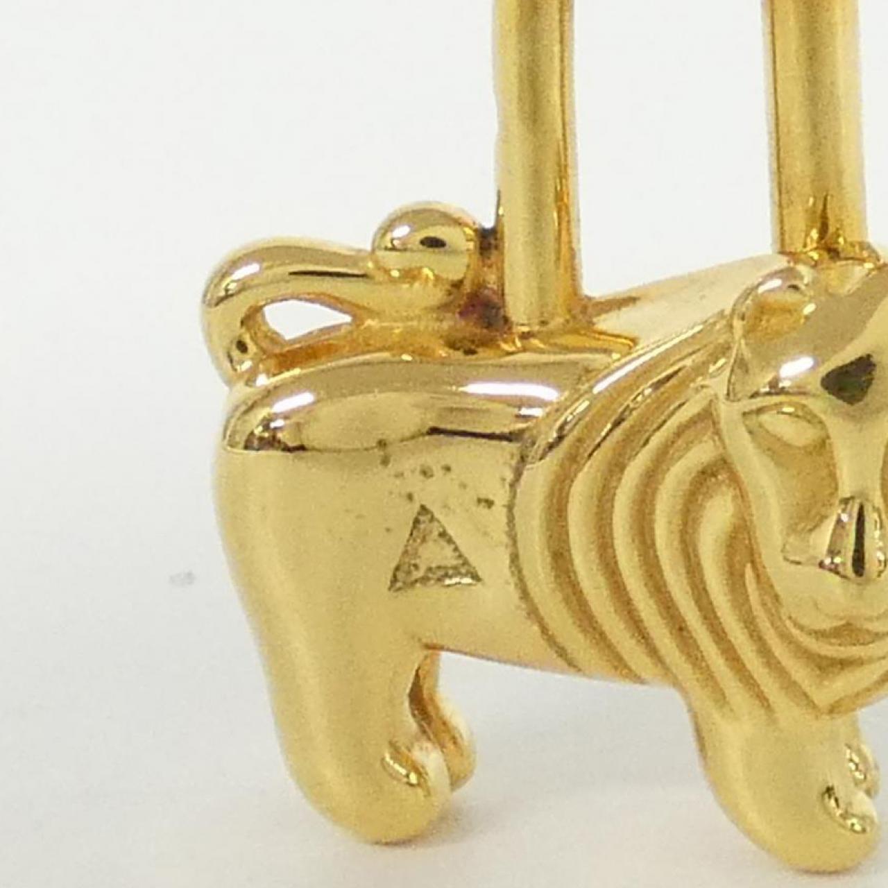 エルメス LION カデナ 041000CC キーホルダー