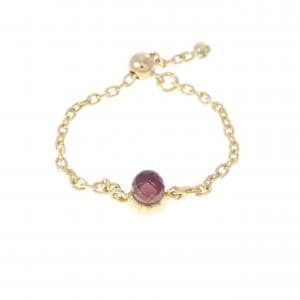 K18YG ガーネット リング