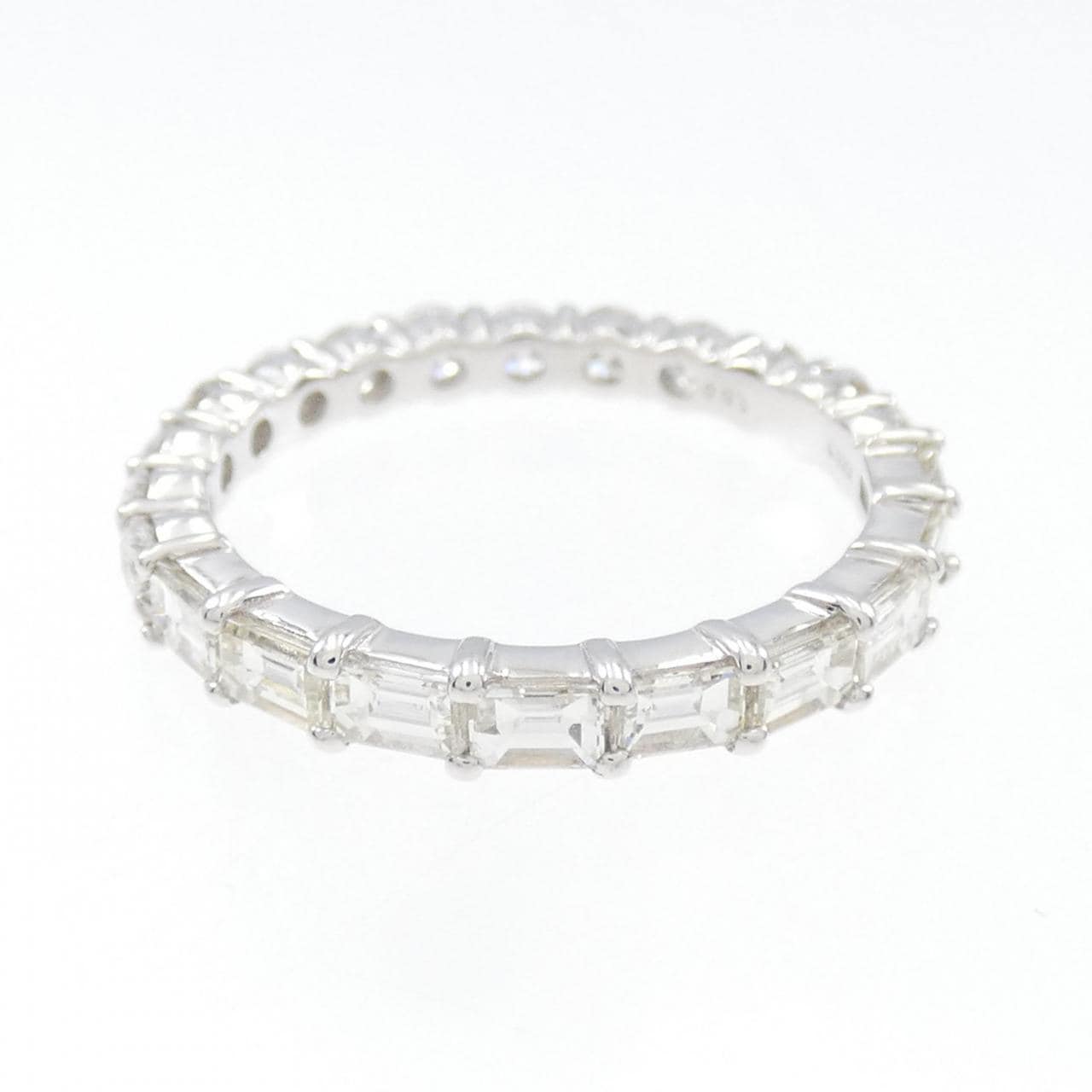 K18WG full eternity Diamond ring 1.66CT