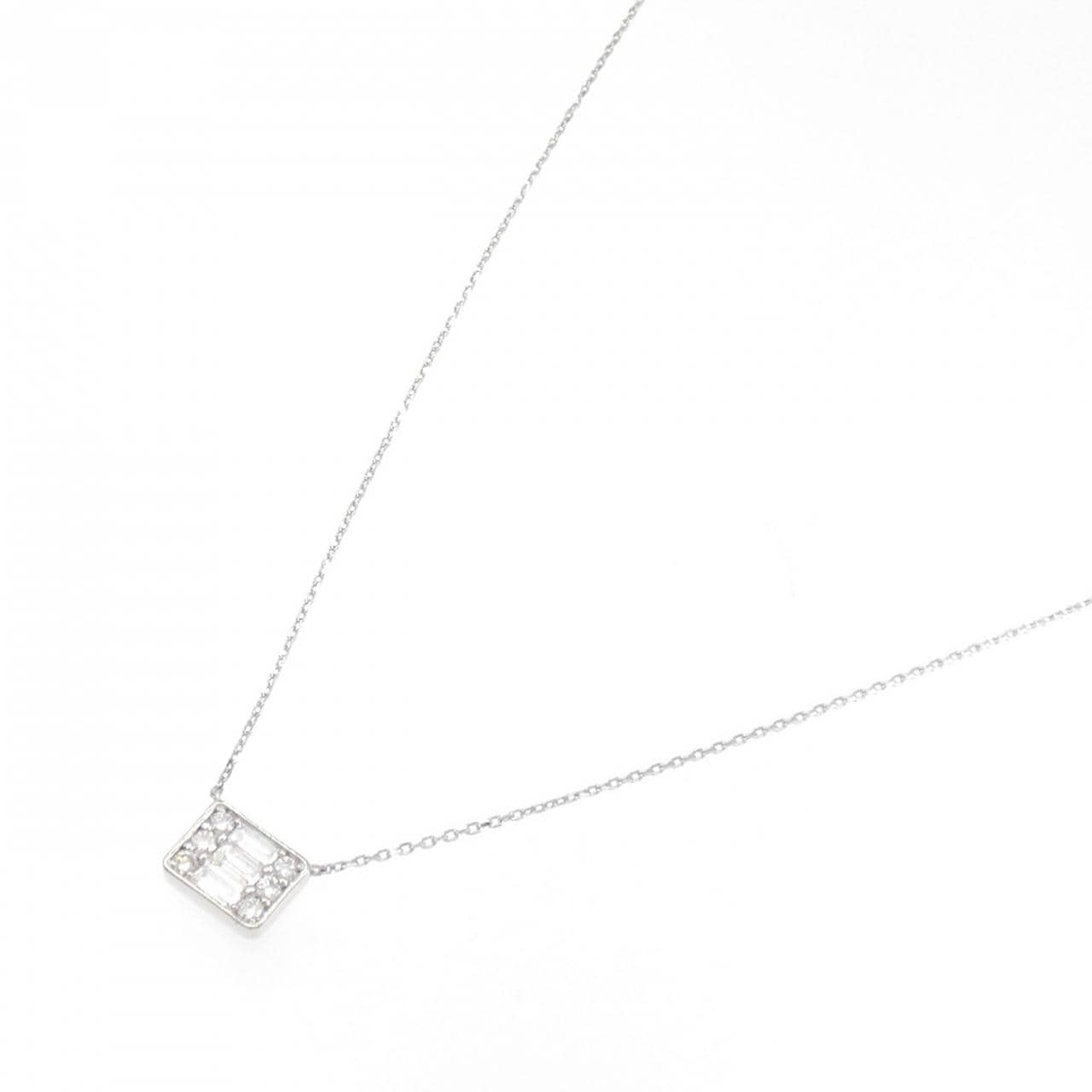 【新品】PT ダイヤモンド ネックレス 0.30CT
