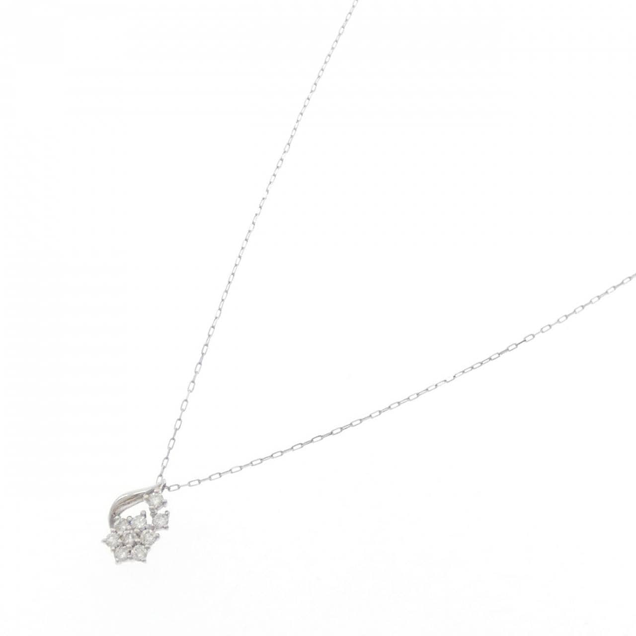 【新品】PT950/PT900 ダイヤモンド ネックレス 0.10CT